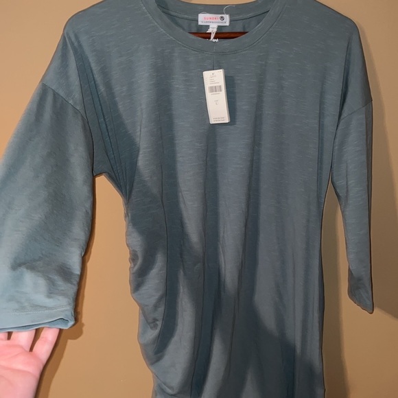 NWT sundry shirred mini dress - Picture 4 of 7